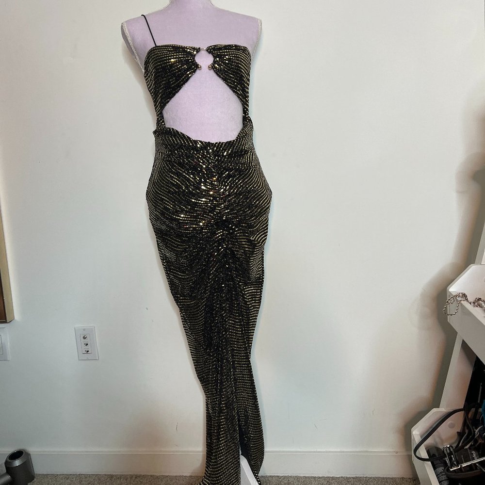 Gold Dress Long